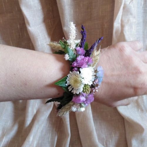 Pulsera de flor  preservada