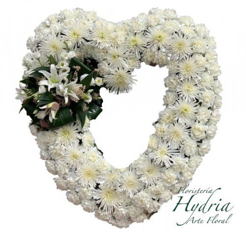 Corazón funebre grande